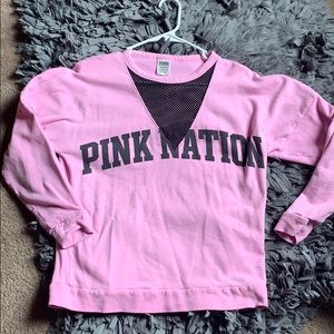 Victoria’s Secret pink crew neck